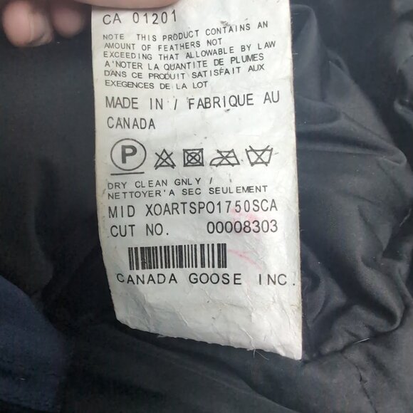 Canada Goose Trillium Parka Navy Blue Size Women Small 6550 - Picture 8 of 11